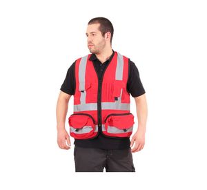 Chaleco geólogo Explorer rojo