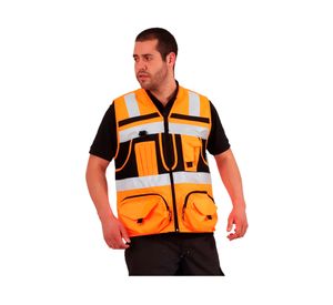 Chaleco geólogo Ingeniero naranjo