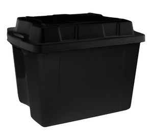 Caja organizadora Fullbox negro plástico 85 lt