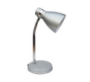 Lámpara escritorio 40W E27 1L Lince silver