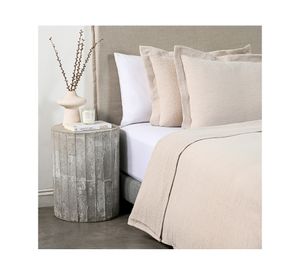 Cubrecama Mila crudo 2 plazas