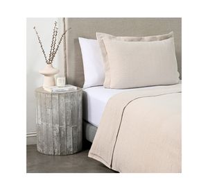 Cubrecama Mila crudo 1.5 plazas