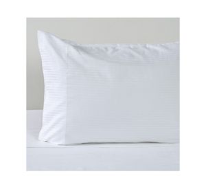 Sábanas 1.5 plazas Dobby white 600 hilos