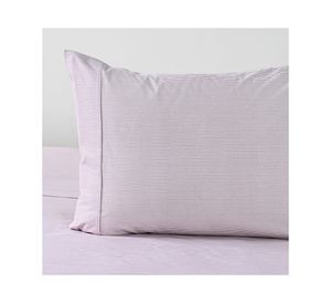 Sábanas 1.5 plazas Stripe mauve 144 hilos