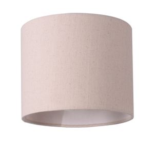 Pantalla apliqué Cilindro beige 15x18 cm