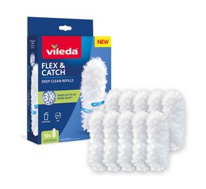 Repuesto plumero vileda flex & catch | pack de 10 unidades