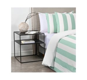 Funda de plumón Stripe sage súper king