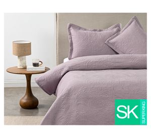 Quilt Matelado rosa súper king