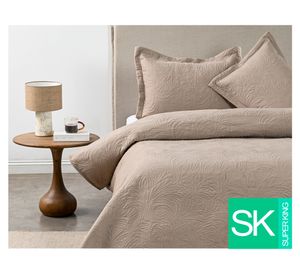 Quilt Matelado taupe súper king