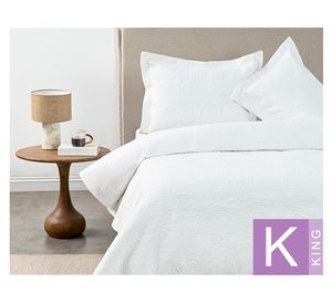 Quilt Matelado blanco king
