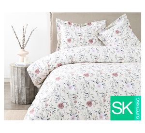 Funda de plumón Lucia beige súper king