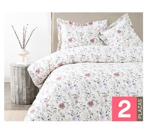 Funda de plumón Lucia beige 2 plazas