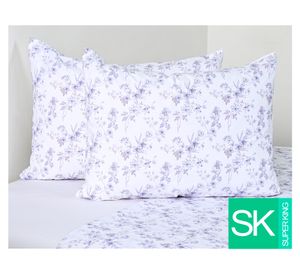 Juego de sábanas súper king 200 hilos Ester morado