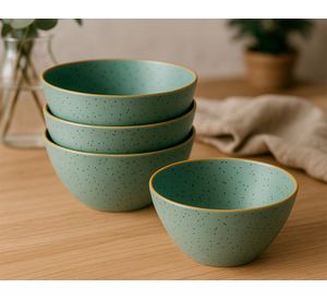 Bowl redondo Bio Bamboo orgánico menta 15x7 cm 600 ml