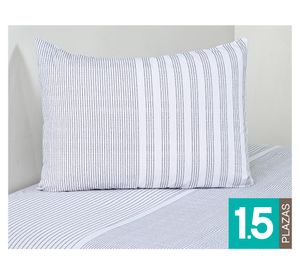 Sábanas 1.5 plazas 200 Hilos Noir