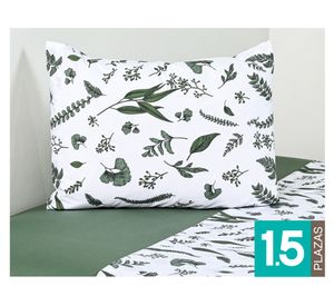 Sábanas 1.5 plazas 200 Hilos Greenery