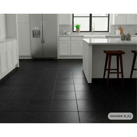Cerámica piso muro Glaciar negro 42.5x42.5 cm 2.17 m2