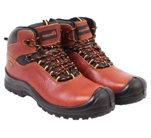 Botín seguridad Unisex Trail café/negro