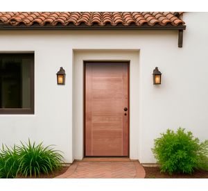 Puerta Turín 7 Panel crudo madera pino radiata 100x200 cm