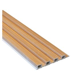 Revestimiento WPC Mónaco beige 240x15.5 cm 2.16 m2