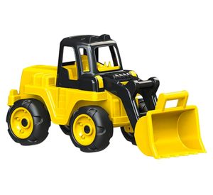 Retroexcavadora gigante amarillo