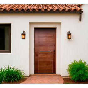 Puerta Turín 7 Panel pintada madera pino radiata 85x210 cm