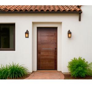 Puerta Turín 7 Panel pintada madera pino radiata 85x210 cm