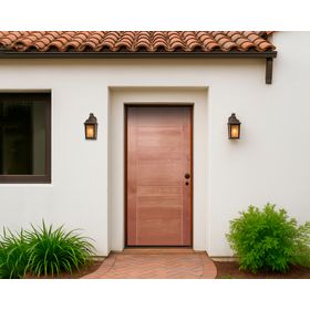 Puerta Turín 7 Panel crudo madera pino radiata 75x200 cm