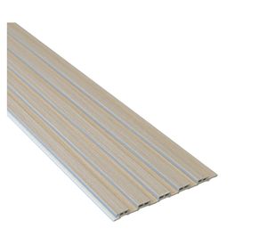 Revestimiento WPC Mónaco gris 240x15.5 cm 2.16 m2