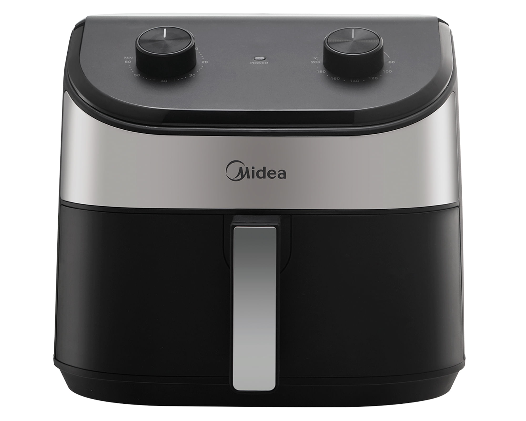 Midea Freidora aire MF-TN45MBK negro 4.5 lt