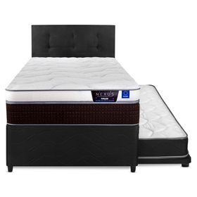 Diván Nexus 1.5 plazas + respaldo Royal negro