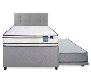 Diván Innova 1.5 plazas box + respaldo Royal gris