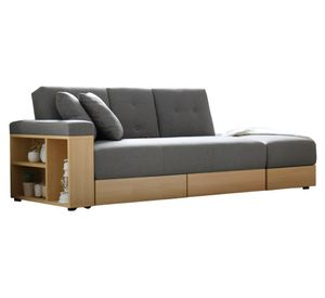 Sofá cama 3 cuerpos Alaska lino gris