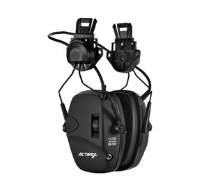 Fono activo para casco SNR 29DB negro