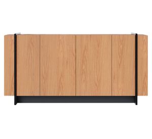 Buffet Copacabana café/negro 79.7x160x42.5 cm