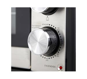 Horno eléctrico Compact plus KR-F25N-10DKH negro 25L