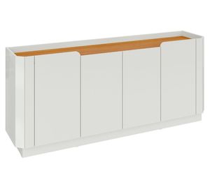 Buffet Tb348 1.8 off white/castaño 78x180x40 cm