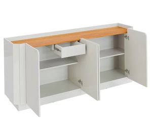 Buffet Tb348 1.8 off white/castaño 78x180x40 cm