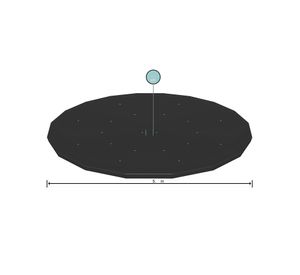 Cobertura piscinas Redonda 549 cm