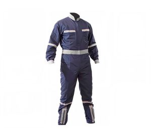 Overol canvas con cinta azul