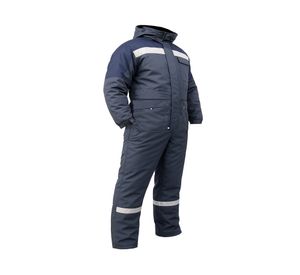 Buzo de trabajo Oxford térmico azul