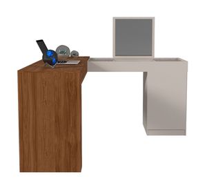 Tocador Star café/blanco 1 puerta