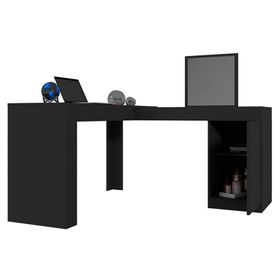 Tocador Star negro 1 puerta