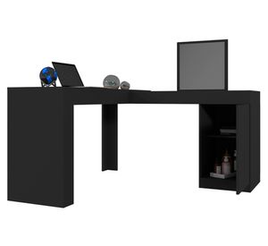 Tocador Star negro 1 puerta