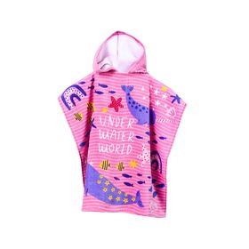 Toalla capucha Velour Girl 300 g 60x120 cm