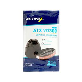 Filtro máscaras de gas vapores orgánicos VO300 café