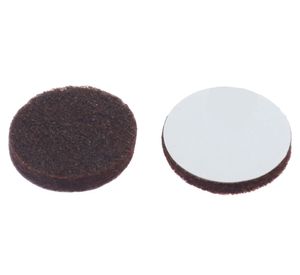 Set protector fieltro redondo negro 18 piezas