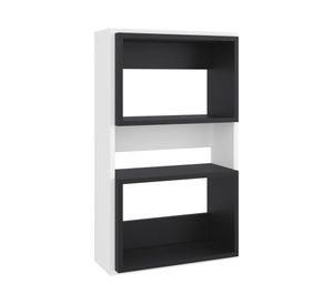 Repisa de baño Eco blanco/wengué 75.3x45x18.9 cm