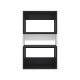 Repisa de baño Eco blanco/wengué 75.3x45x18.9 cm