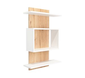 Mueble organizador de baño Massana duna/blanco 79.5x51.3x17.5 cm